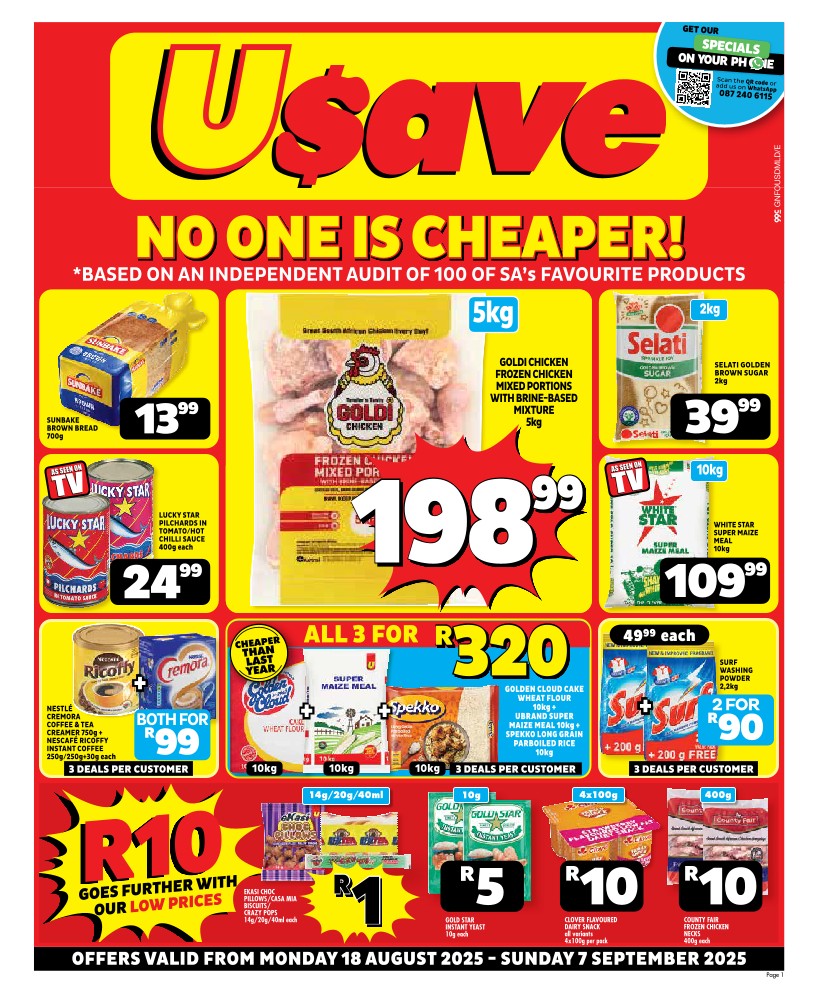 specials leaflet