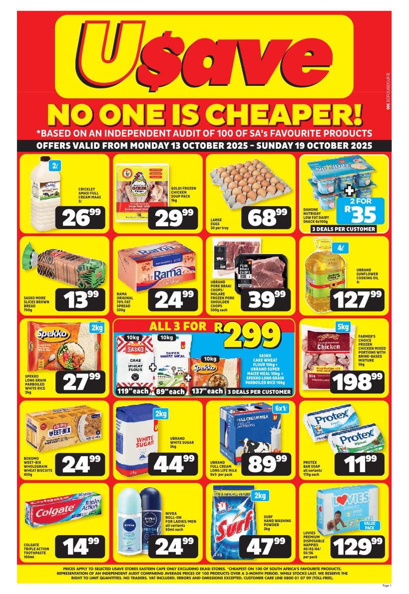 specials leaflet